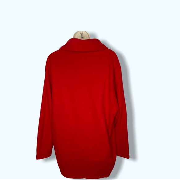 Collections Women’s Winter Fleece Toggle Coat M - Picture 4 of 12